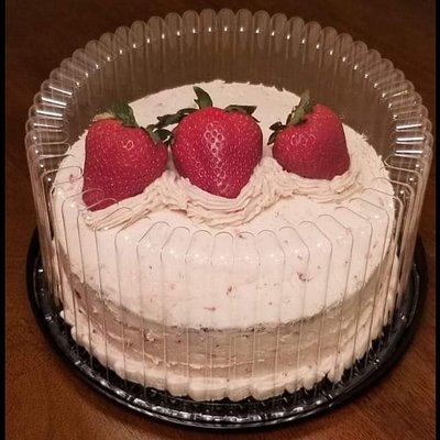 3 Layer Strawberry Cake