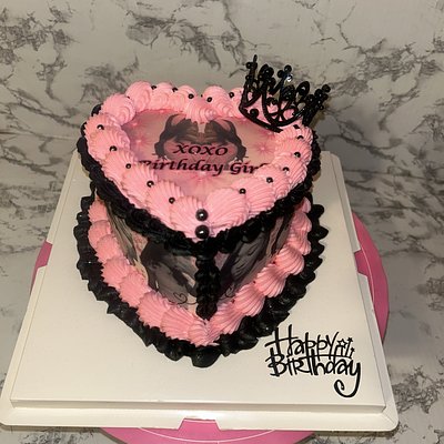 6 Inch Heart Cake 3 Layers