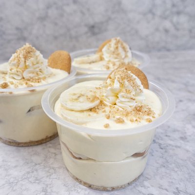 1/2 Dozen Banana Pudding Cups 