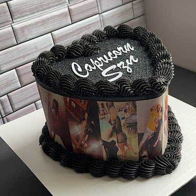 Photo Heart Cake