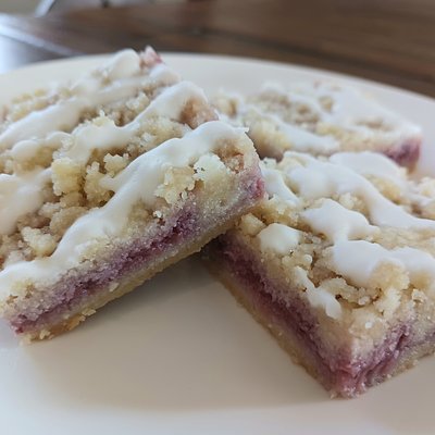 Strawberry Jam Bars - 8x8 Pan (16 Servings) - Can Be Made Vegan/Dairy Free Upon Request!