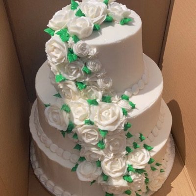 Custom 3 Tier Wedding Cakes  6”,10”12”