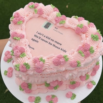 6”inch cake (6-8 servings)