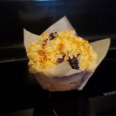 Jumbo Lemon Blueberry Crumble Muffins