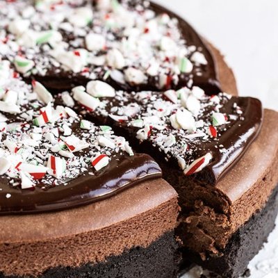 Chocolate Pepermint Cheesecake 