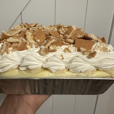 9x13 Banana Pudding Tres Leches Serves 15-18