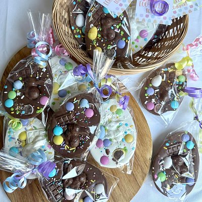 4” Confetti Chocolate Egg