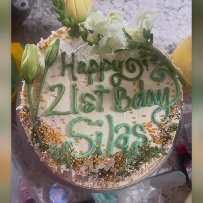 8” GF/DF KEY LIME COCONUT CAKE