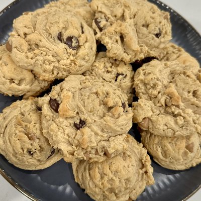 Peanut Butter Oatmeal Chocolate Chip Cookies-Dozen