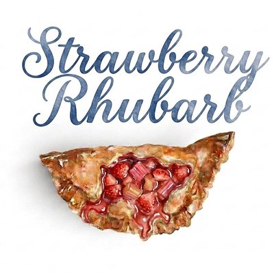 Strawberry Rhubarb Fried Pie
