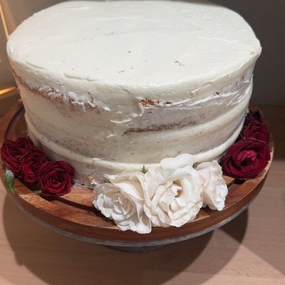 Layered Classic Vanilla Bean Cake
