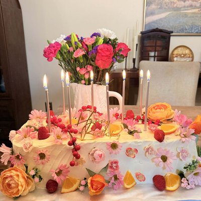 Slab Cake 17” L × 7.5” W × 4.6” H