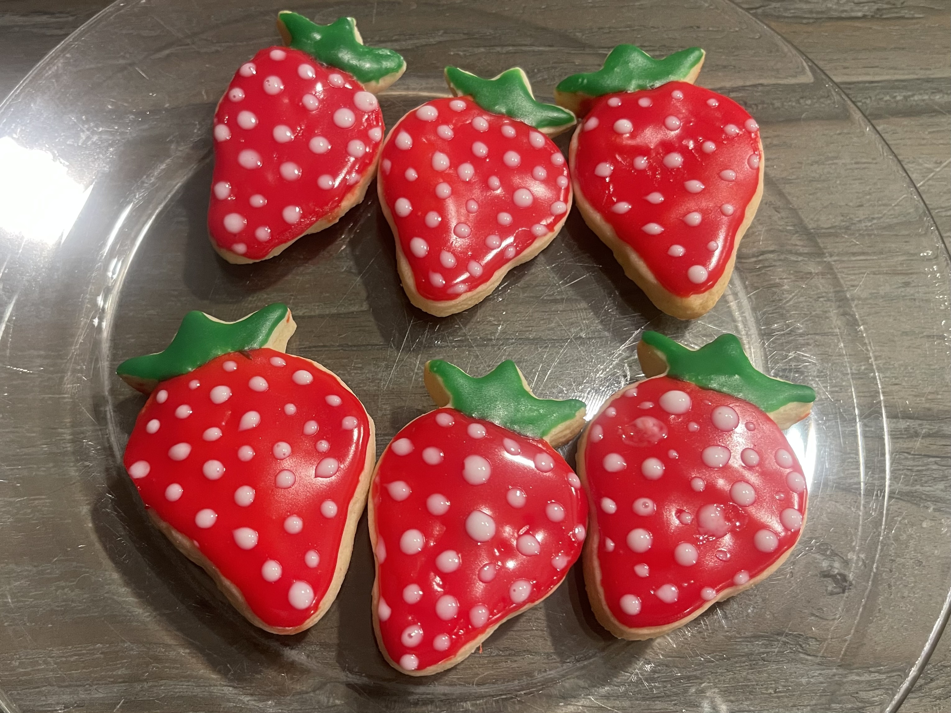 Strawberry Decorative  Cookies Cut-out
