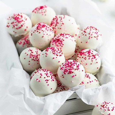 Cake Truffles 2 Dozen 1 Flavor (vanilla, Chocolate, Red Velvet)