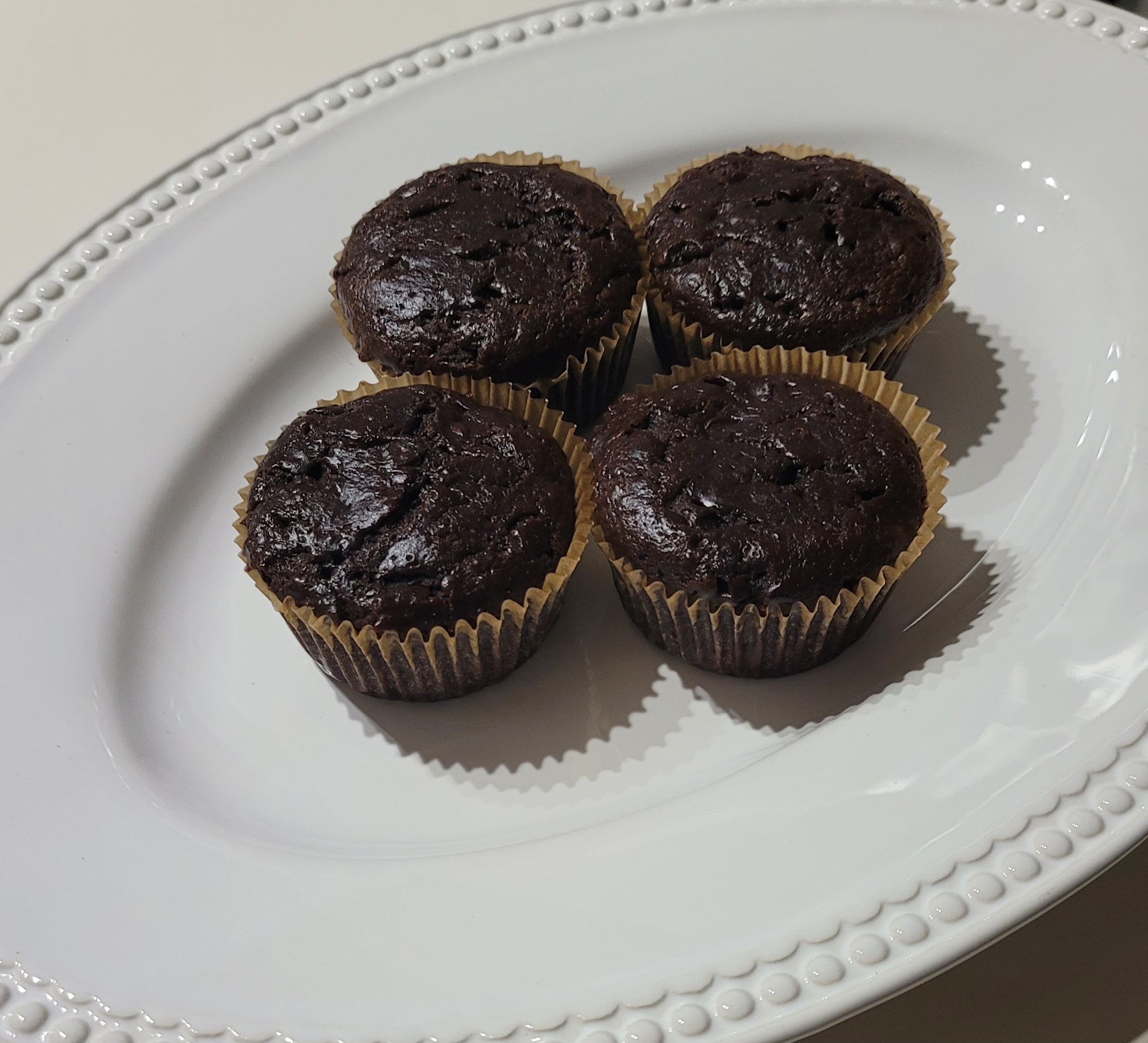 Double Chocolate Banana Muffins