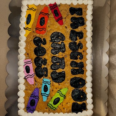 Rectangle Cookie Cake