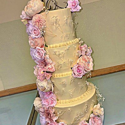 Four Tier Wedding Cake