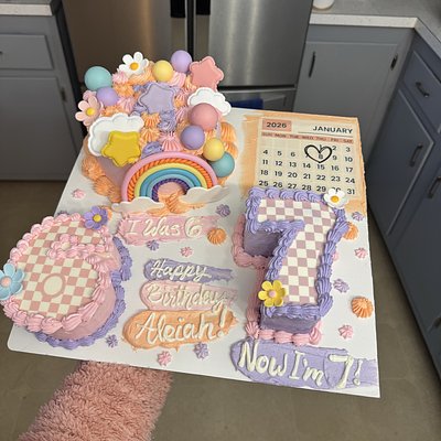 Calender Board Cake
