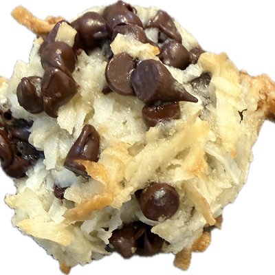 Coconut Macaroons: Chocolate Chip (GF Ingredients) - 1/2 Dozen
