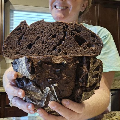 Double Chocolate Chip Sourdough Loaf 