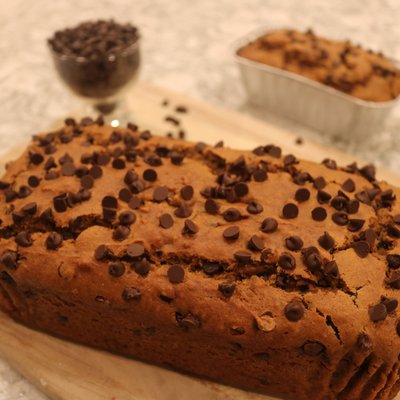 Full Size Chocolate Chip Pumpkin Loaf