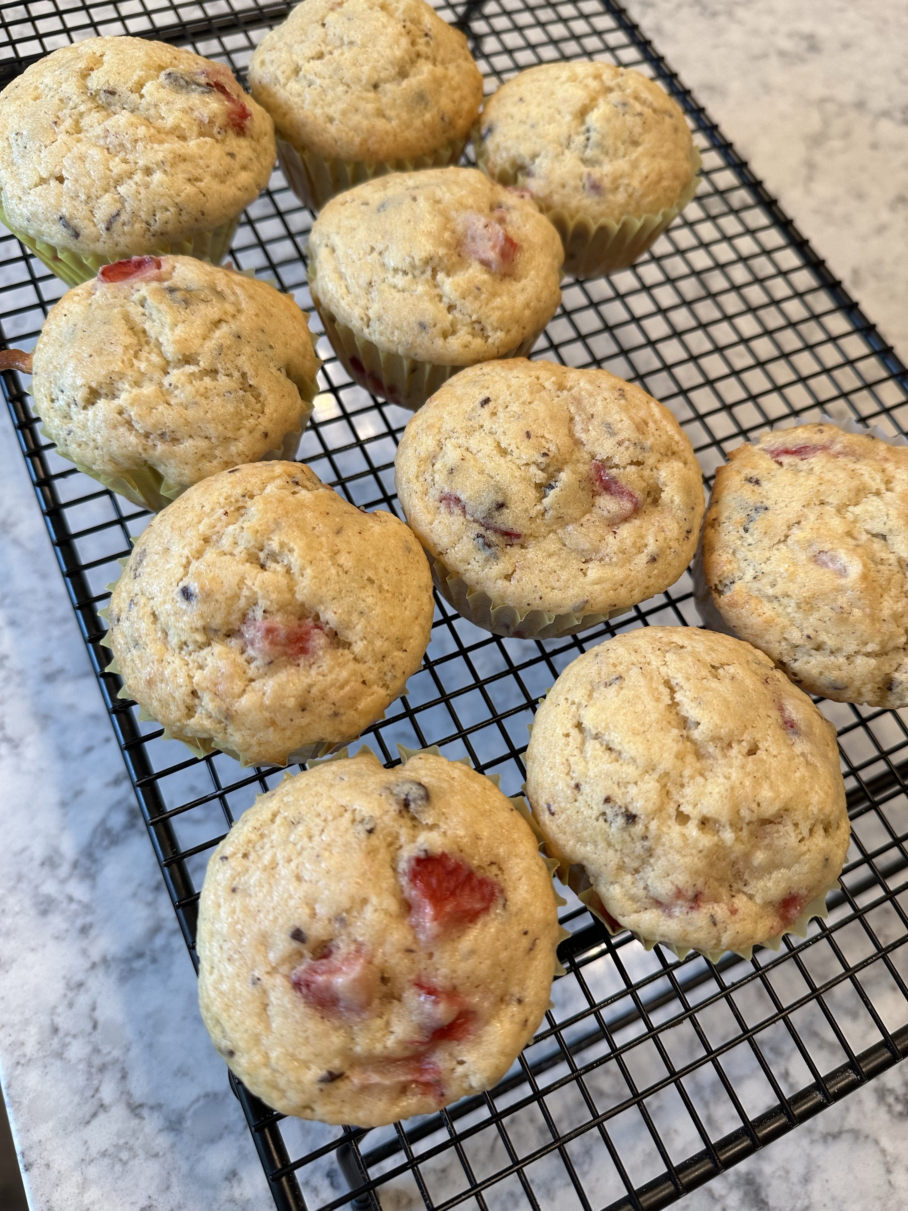 Strawberry Chocolate Muffin