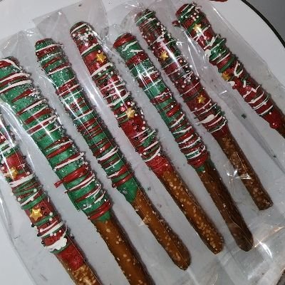 Dipped Pretzel Rods