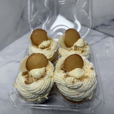 Banana Pudding Cupcakes Dozen 