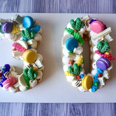 Custom Layer Cookie Cakes