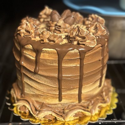 4in Chocolate Peanut Butter Fudge 