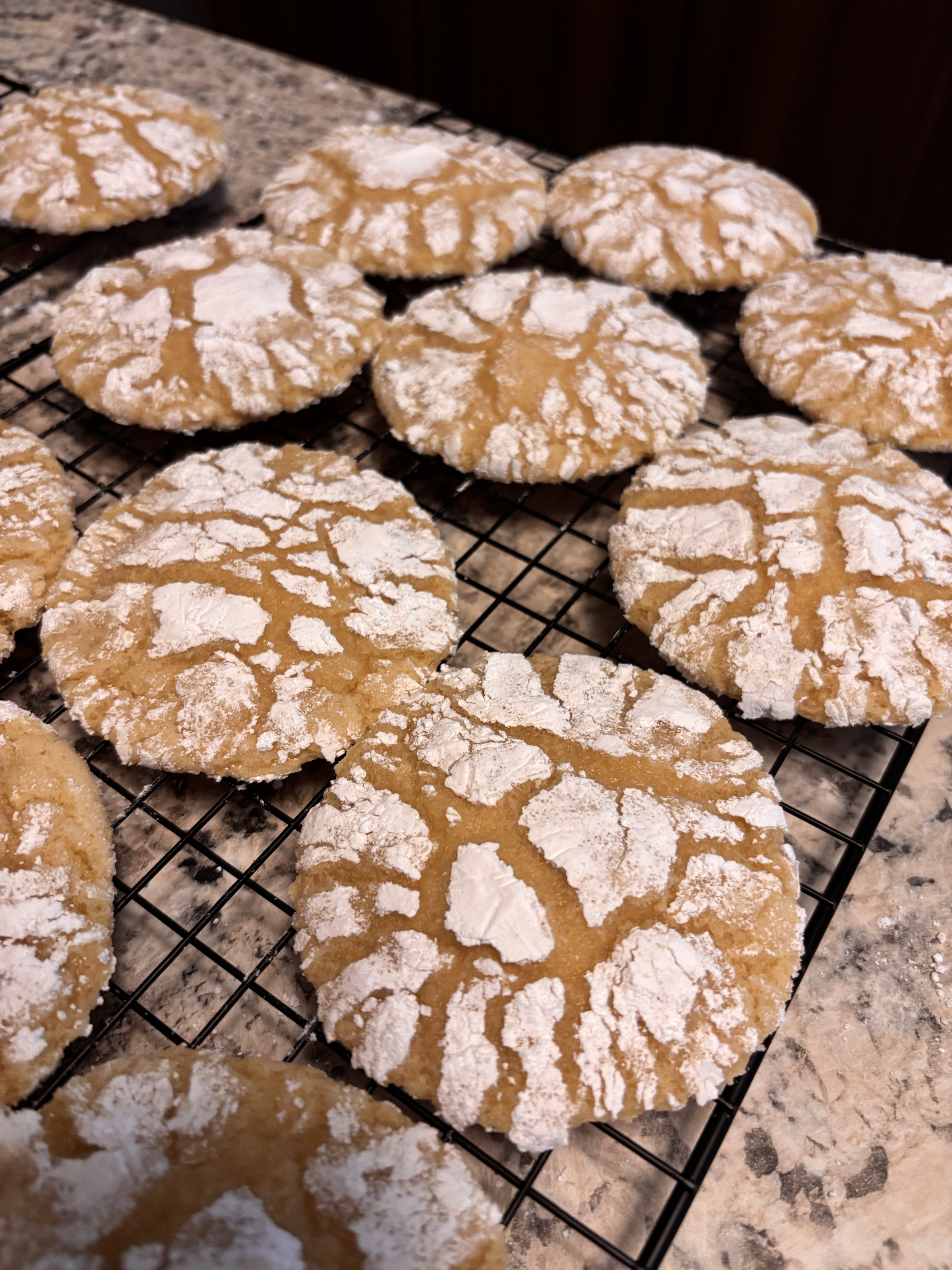 Lemon Crinkle Cookies