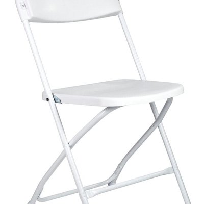 White Foldable chairs