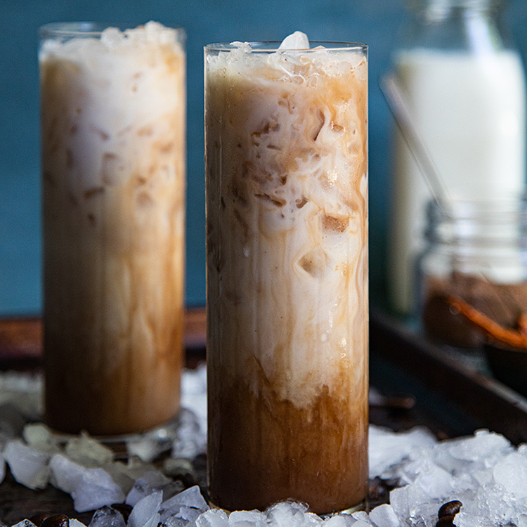 Chocolate Abuelita Iced Latte