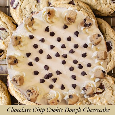 Chocolate Chip Cookie Dough Cheesecake 