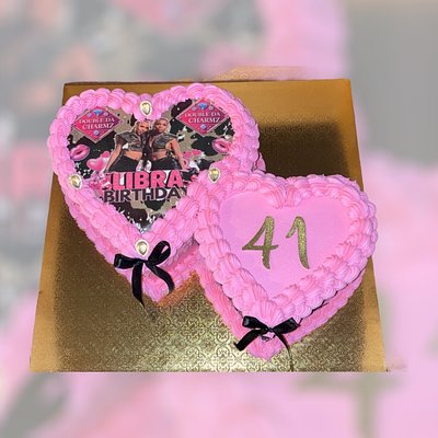 Double Heart Cake