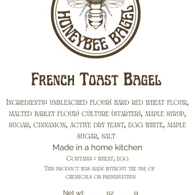 Dozen French Toast Bagels