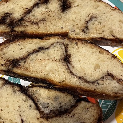 Nutella Croissant Sourdough Bread