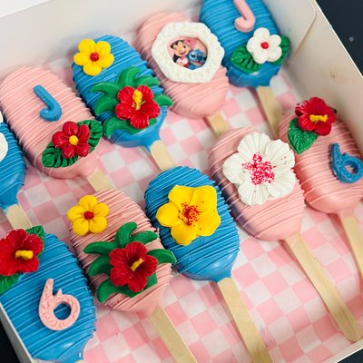 Cakesicles, Cake Hearts, Large Cake Cones