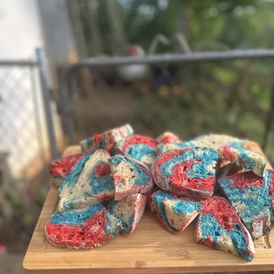Red/White/Blue Plain Sourdough Loaf