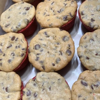 Red Velvet Cookie Muffins (small)