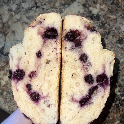 Lemon Blueberry Sourdough Loaf