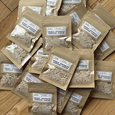 Organic Dehydrated Sourdough Starter Kit