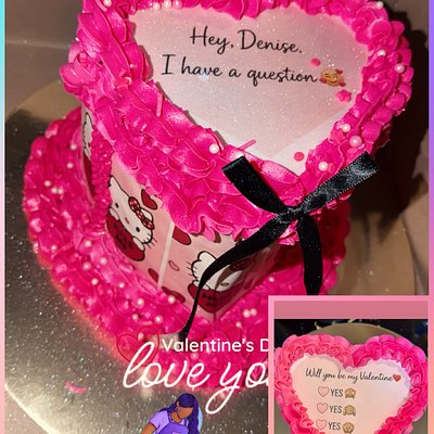 6in💋Sweetie Heart Cake