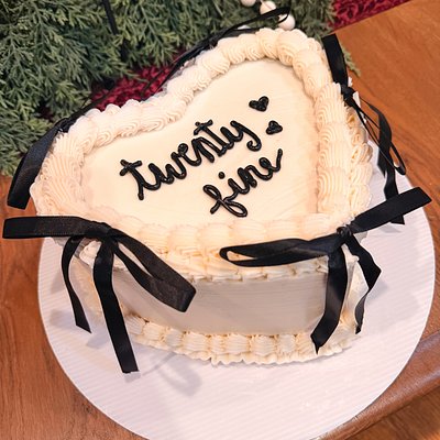 9” Heart Cake  