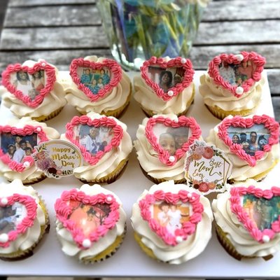 Mother’s Day Picture Cupcakes 