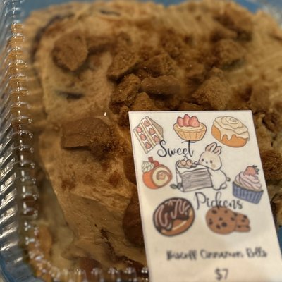 A Dozen Biscoff Cinnamon Rolls 