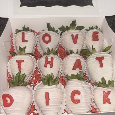 Dozen Berries With Custom Letters 