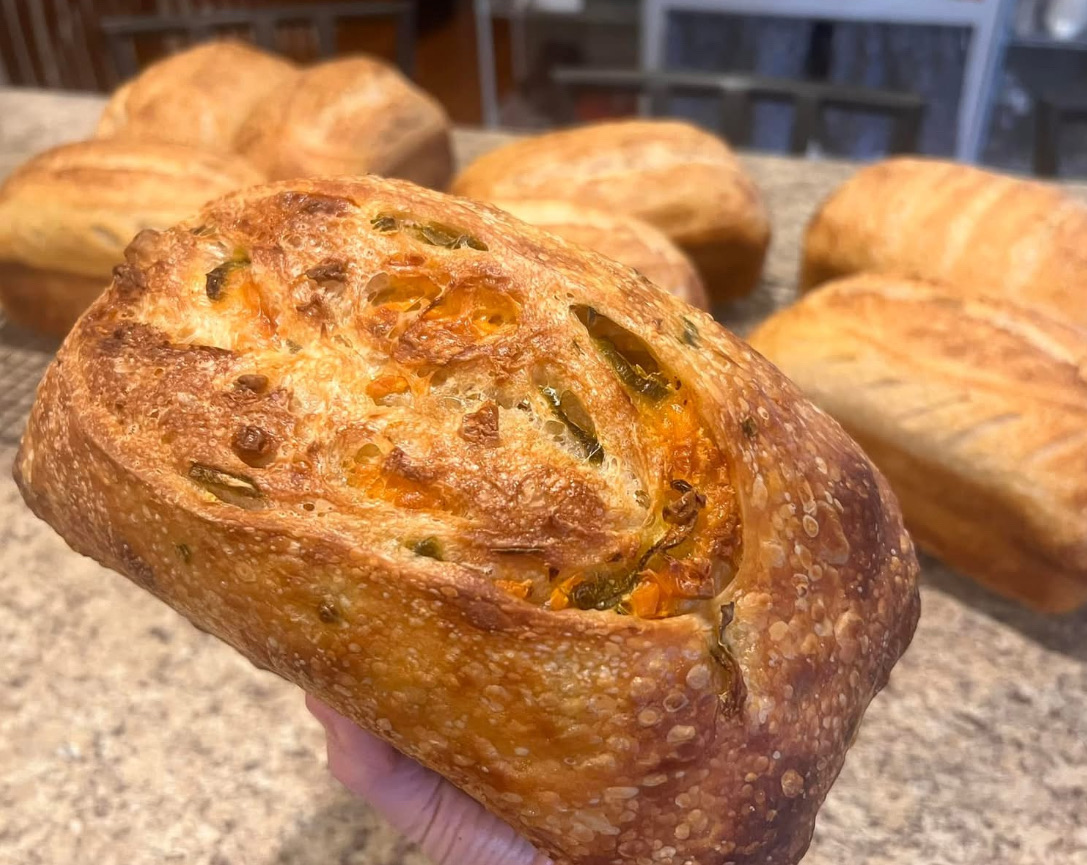 Loaf Shaped - Jalapeño Cheddar Sourdough Loaf