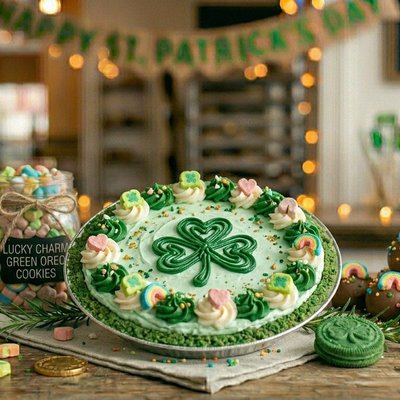 Shamrock Shake Pie