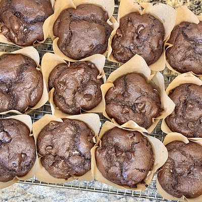Double Chocolate Chip Muffins